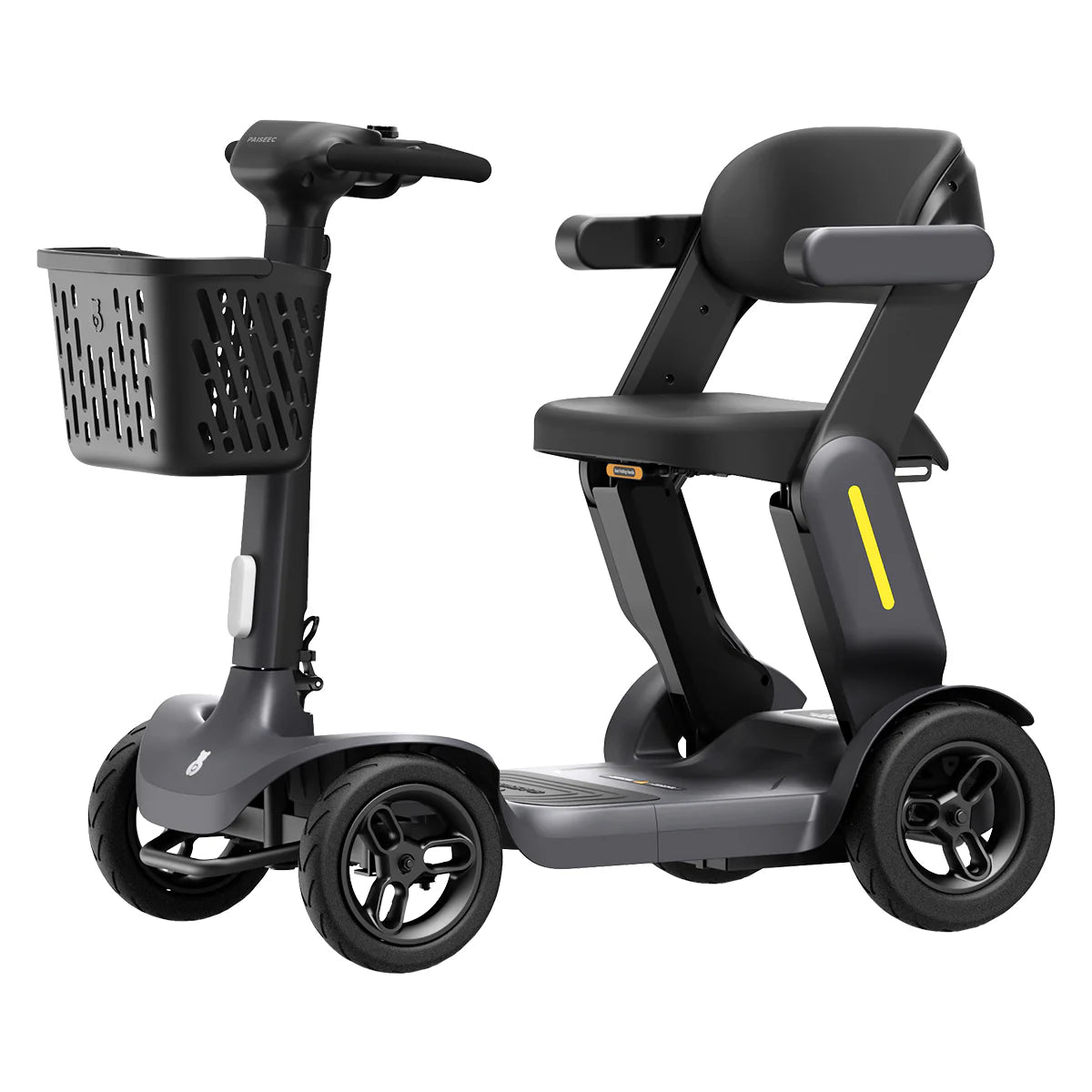 Opvouwbare scootmobiel zijkant