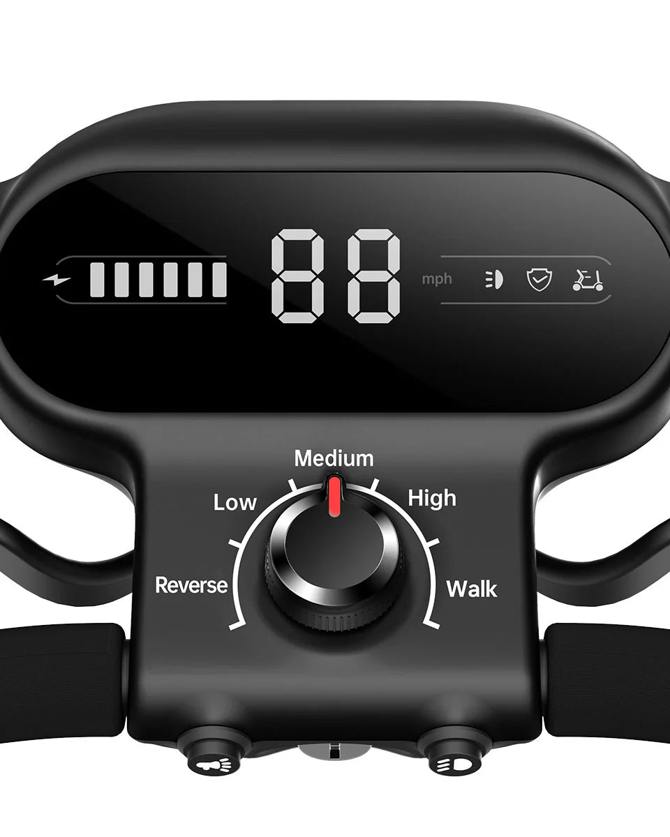 Display opbouwbare scootmobiel