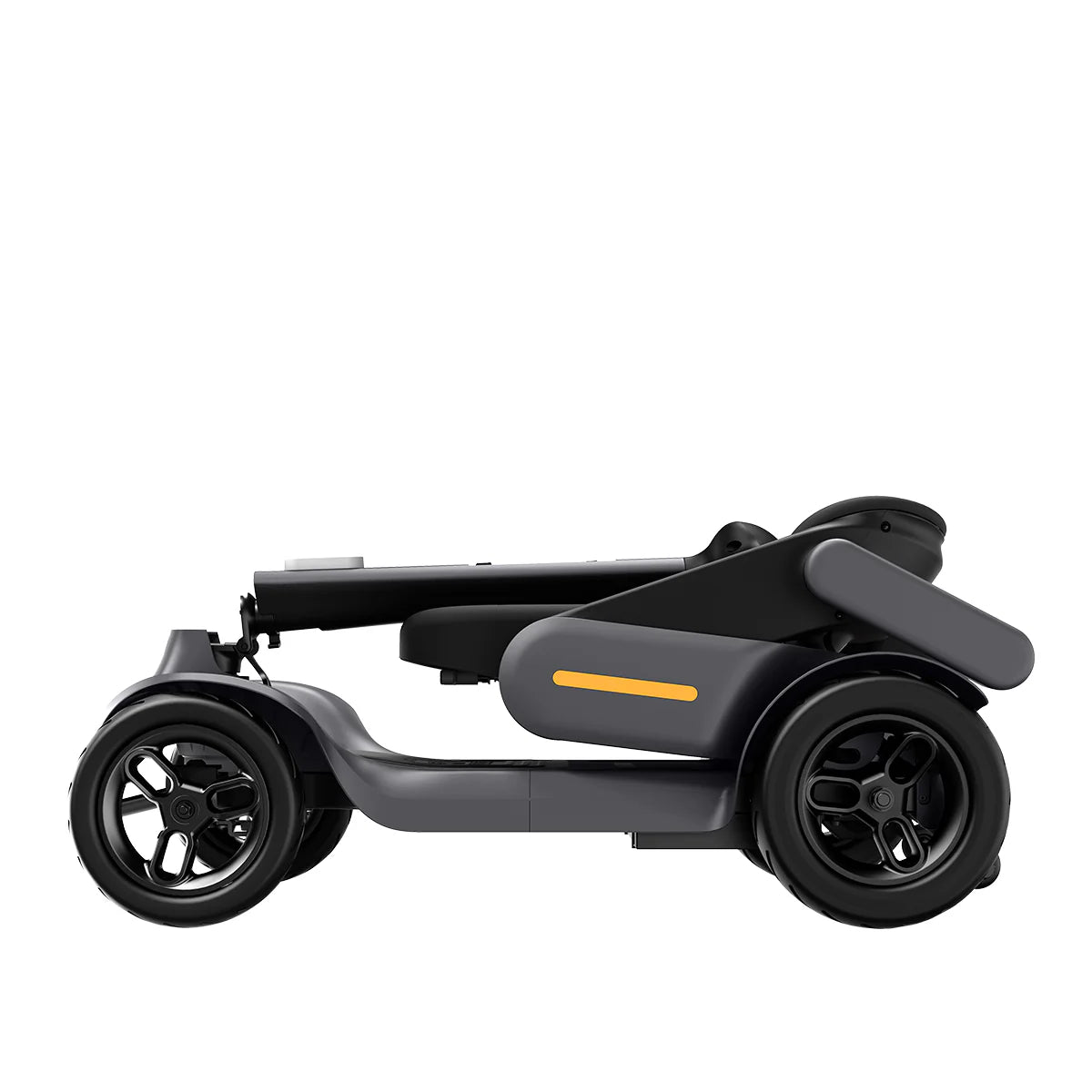 Opvouwbare scootmobiel ingeklapt