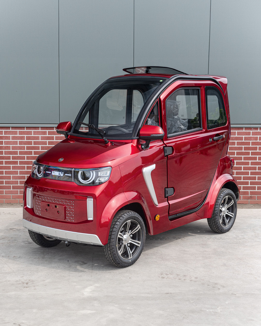 TTZ Electric invalidevoertuig 2.0 - Rood - Elektrische invalide wagen rijbewijs vrij - 45 km/u - Canta auto
