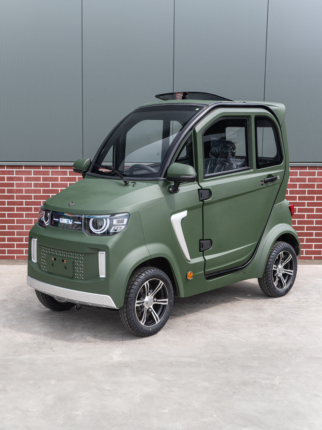 TTZ Electric invalidevoertuig 2.0 - Groen - Limited Edition - Elektrische invalide wagen rijbewijs vrij - 45 km/u - Canta auto