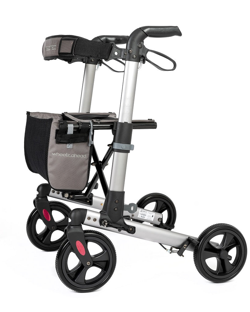 Rollator Track grijs <135 kg - TotaalThuisZorg