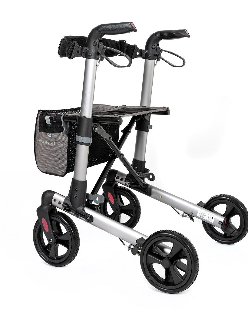 Rollator Track grijs <135 kg - TotaalThuisZorg