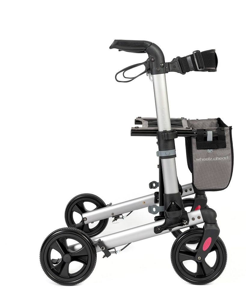 Rollator Track grijs <135 kg - TotaalThuisZorg