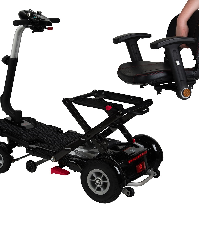 Brio Vouwscootmobiel S19FC incl armleuningen - TotaalThuisZorg