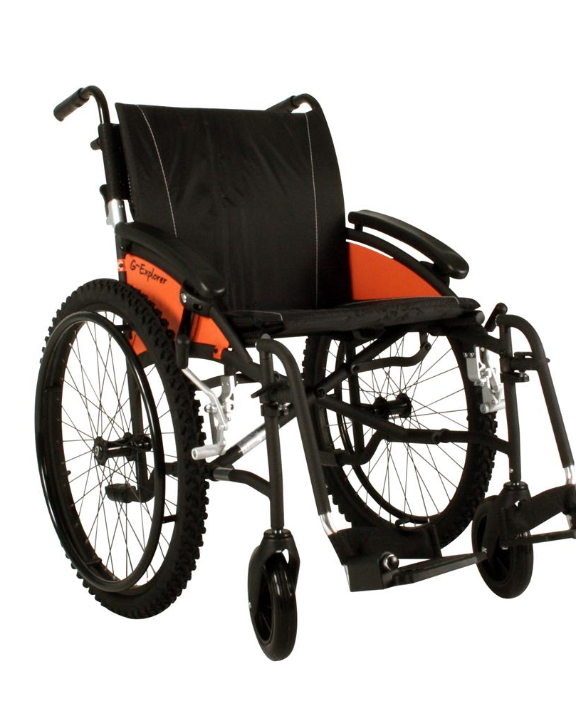 Rolstoel Excel G-Explorer zitb 50 cm zitd 42 cm zwart - TotaalThuisZorg