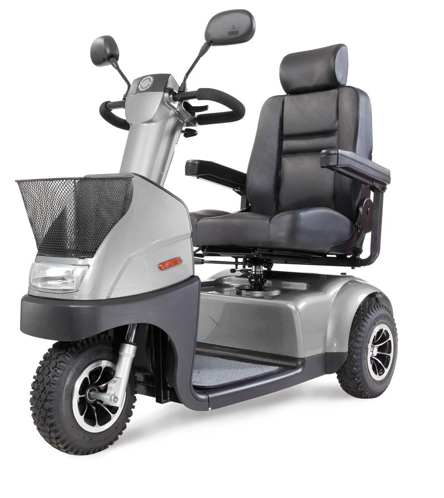 Scootmobiel Breeze C3 zilver incl accu's 50 AH & lader - TotaalThuisZorg
