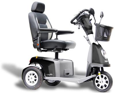 Scootmobiel Excel Galaxy Plus 3 midnight black incl accu's & lader - TotaalThuisZorg