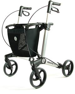 Rollator Gemino 30 incl stokhouder grijs 150-200 cm < 150 kg - TotaalThuisZorg