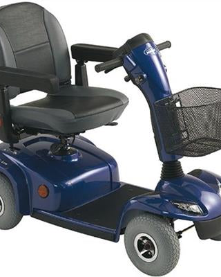 Scootmobiel Leo 4 blauw incl accu's & lader - TotaalThuisZorg