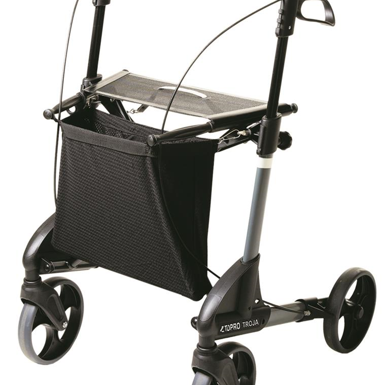 Rollator Topro Troja Classic mt S zilver 135-170 cm < 125 kg - TotaalThuisZorg