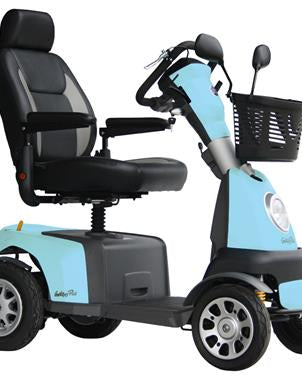 Scootmobiel Excel Galaxy Plus 4 kite blue incl accu's & lader - TotaalThuisZorg