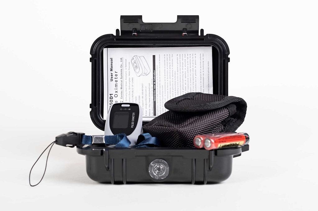 Saturatiemeter CMS50D2 incl hard case - TotaalThuisZorg