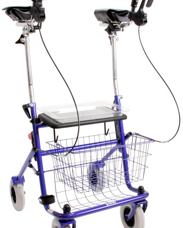 Provo rollator onderarmschaal 55 cm blauw 150 kg - TotaalThuisZorg