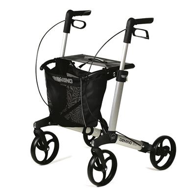 Rollator Gemino 30 M Parkinson mt M 135-170 cm grijs < 130 kg - TotaalThuisZorg