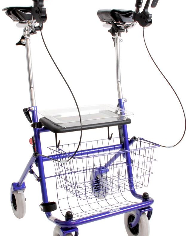 Provo rollator onderarmschaal 43 cm blauw <120 kg - TotaalThuisZorg