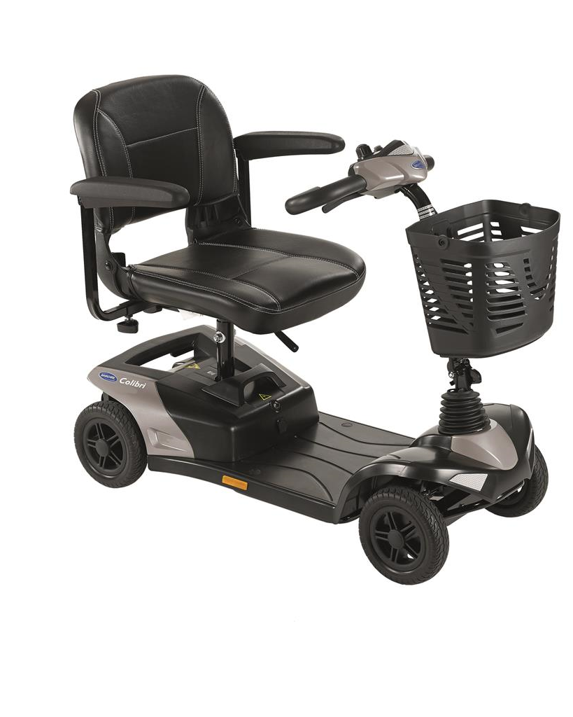 Scootmobiel Colibri 4 zilver incl accu's & lader - TotaalThuisZorg