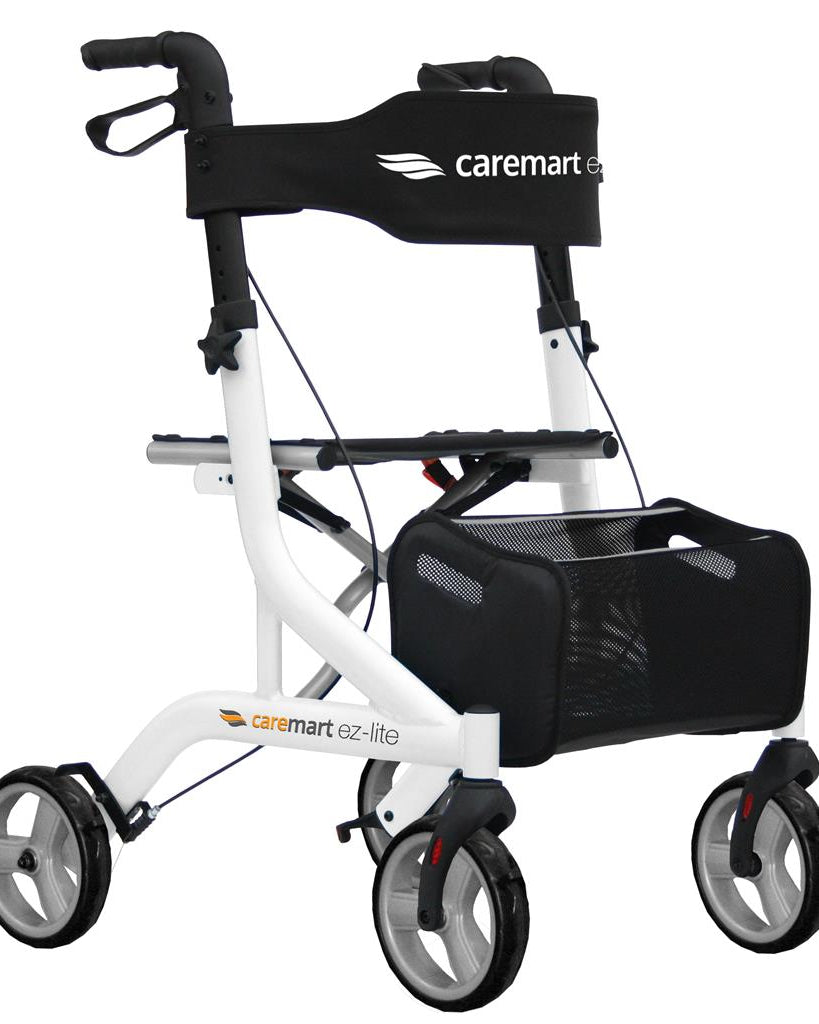 Rollator Caremart EZ-Lite salt white < 100 kg - TotaalThuisZorg