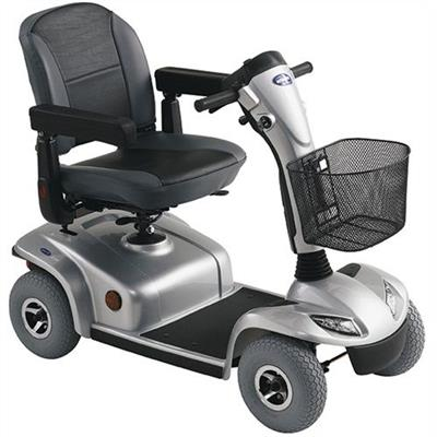 Scootmobiel Leo 4 zilver incl accu's & lader - TotaalThuisZorg