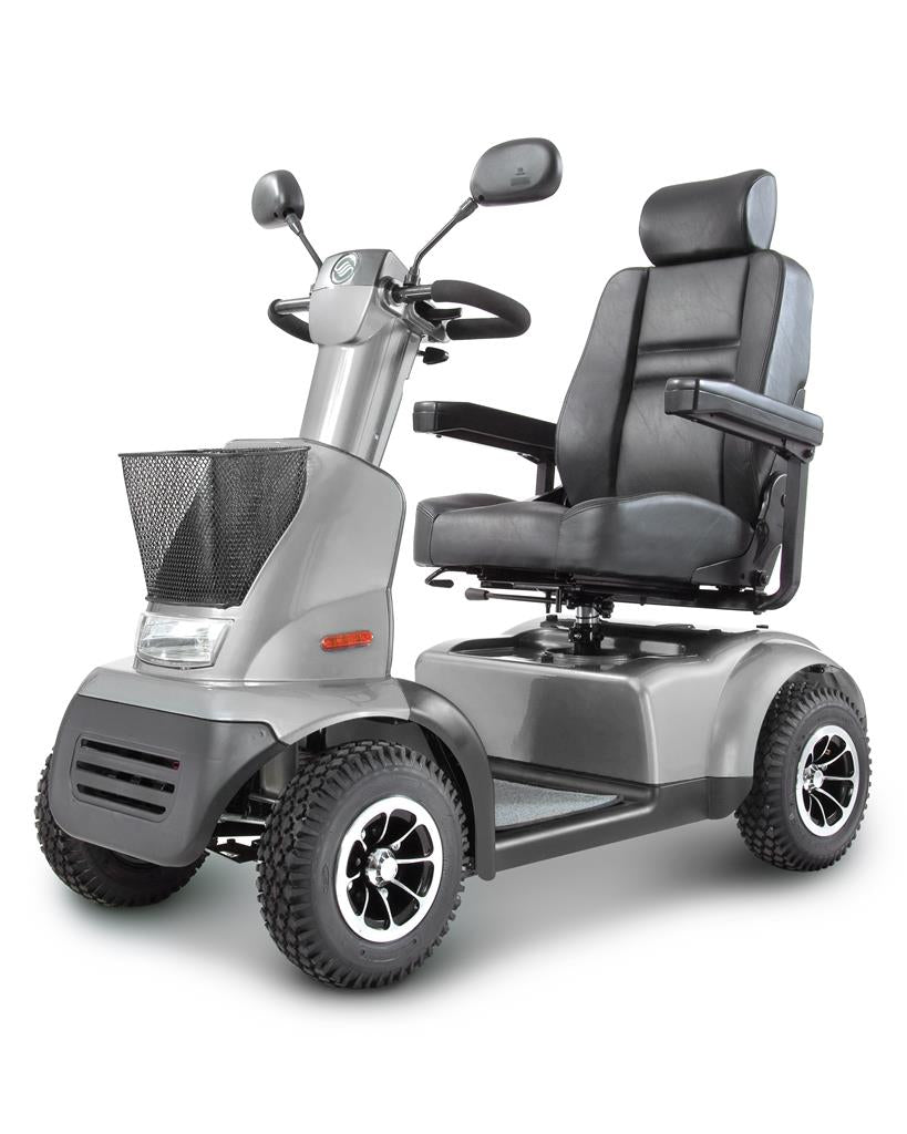 Scootmobiel Breeze C4 zilver incl accu's 50 AH & lader - TotaalThuisZorg