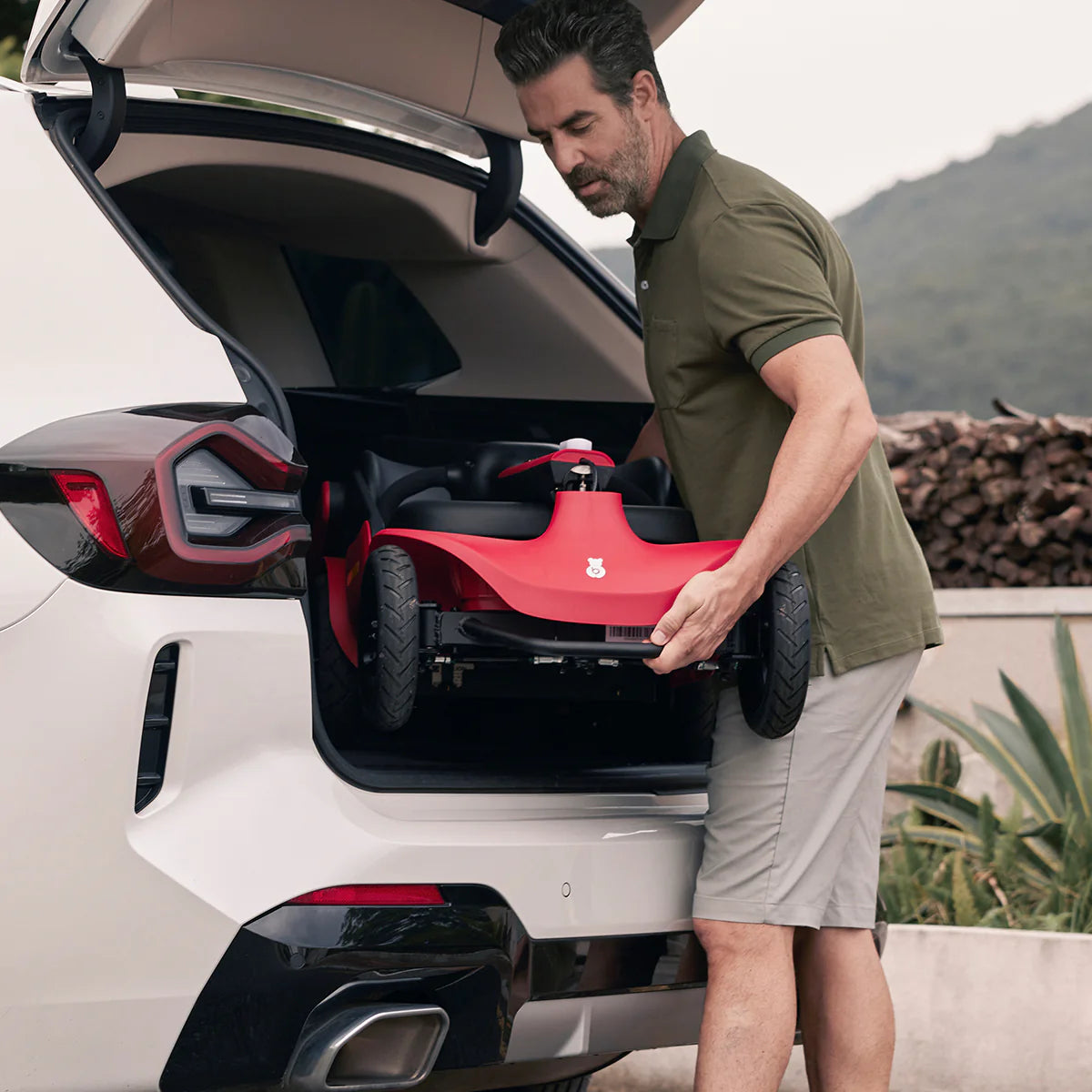 Opvouwbare scootmobiel past in de achterbak