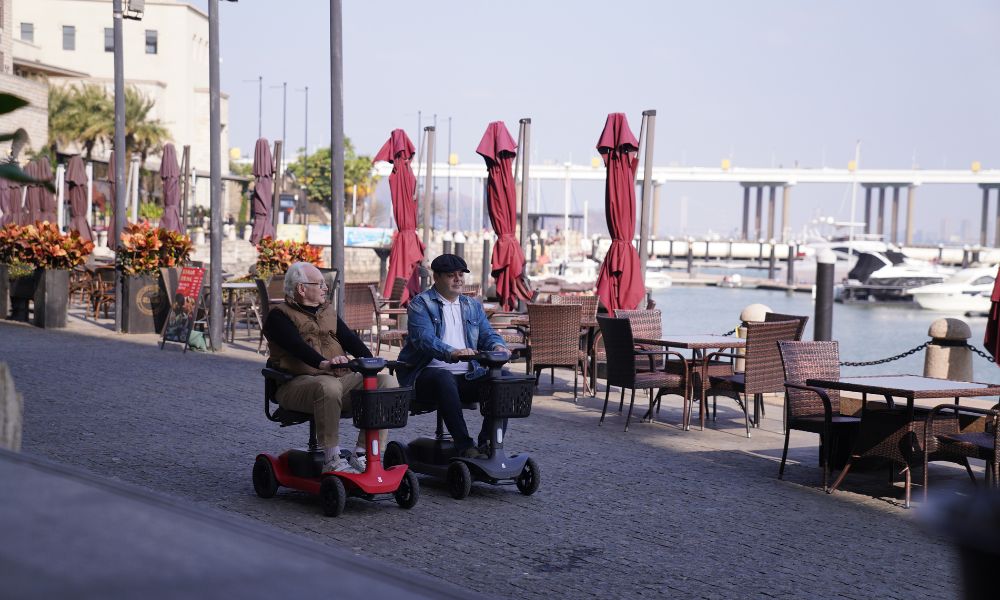 Opvouwbare scootmobiel vakantie