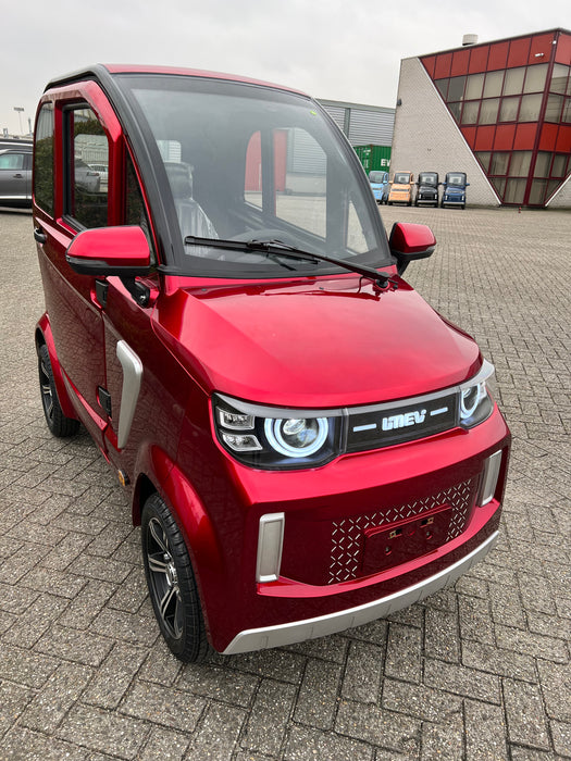 TTZ Electric invalidevoertuig - Rood - Elektrische Invalide wagen rijbewijs vrij - Canta auto