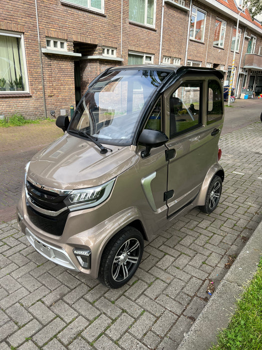 TTZ Electric invalidevoertuig - 100% Elektrisch invalidevoertuig Bruin/beige - 45km auto