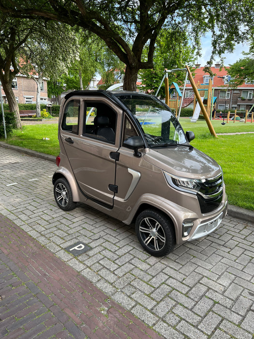 TTZ Electric invalidevoertuig - 100% Elektrisch invalidevoertuig Bruin/beige - 45km auto