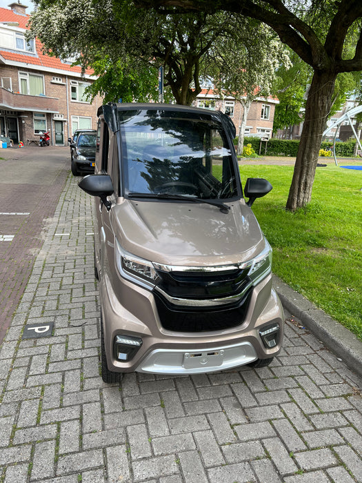 TTZ Electric invalidevoertuig - 100% Elektrisch invalidevoertuig Bruin/beige - 45km auto