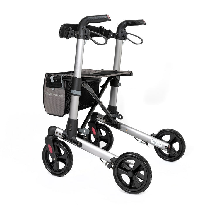 Rollator Track grijs <135 kg - TotaalThuisZorg