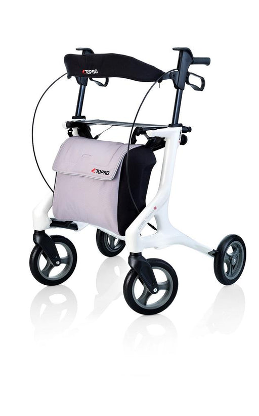 Rollator Topro Pegasus incl rugsteun wit - TotaalThuisZorg