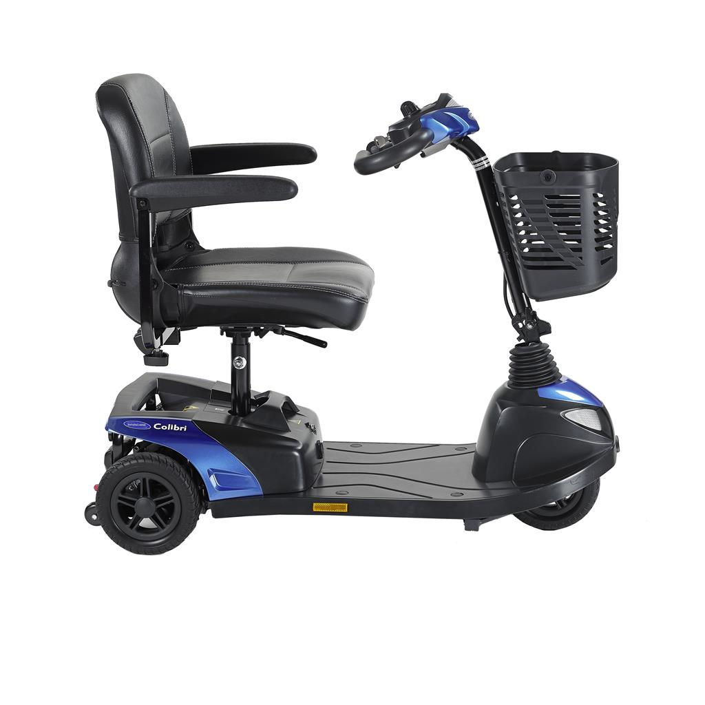 Scootmobiel Colibri 3 blauw incl accu's & lader - TotaalThuisZorg