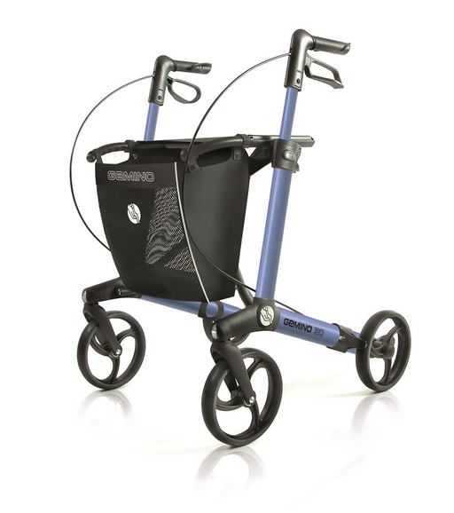 Rollator Gemino 30 incl stokhouder midnight blue 150-200 cm < 150 kg - TotaalThuisZorg