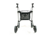 Rollator Gemino 30 incl stokhouder mt S grijs 125-165 cm < 125 kg - TotaalThuisZorg