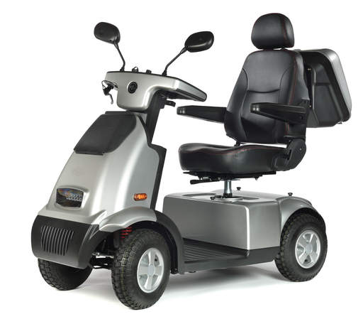 Scootmobiel Breeze C4 Plus zilver incl accu's 50 AH & lader - TotaalThuisZorg