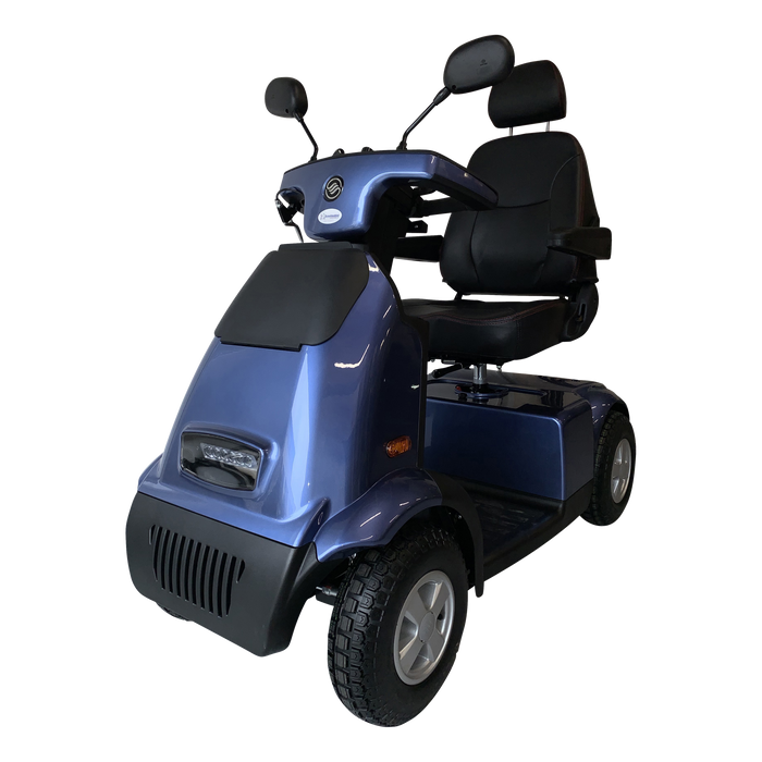 Scootmobiel Breeze C4 Plus zilver incl accu's 50 AH & lader - TotaalThuisZorg