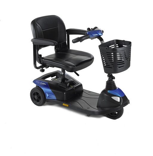 Scootmobiel Colibri 3 blauw incl accu's & lader - TotaalThuisZorg