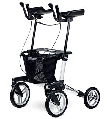 Rollator Gemino 60 Walker mt M silver grey 135-170 cm - TotaalThuisZorg