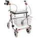 Provo rollator incl verlengde duwbuizen 43 cm titanium < 120 kg - TotaalThuisZorg