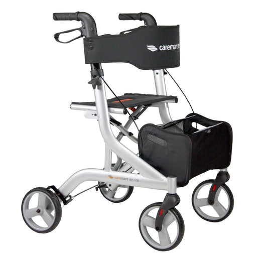 Rollator Caremart EZ-Lite silk silver < 100 kg - TotaalThuisZorg