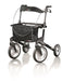 Rollator Topro Olympos off road incl rugsteun mt M mat zwart 150-195 cm < 150 kg - TotaalThuisZorg